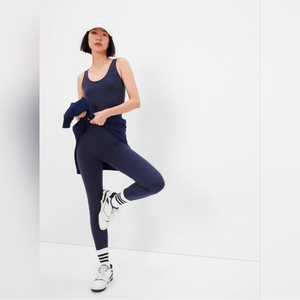 GapFit Brushed Jersey One- Piece Bodysuit